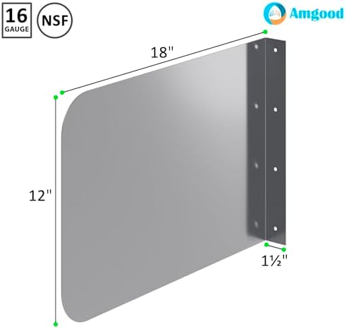 AmGood 18 in. x 12 in. Sink Splash Guard - Image 3
