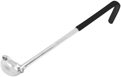 Winco 6 oz Red Prime One Piece Stainless Steel Ladle by Winco