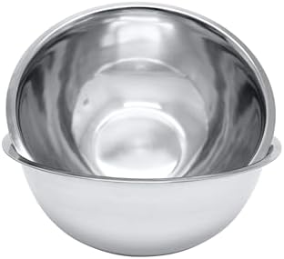8 Quart, Mixing Bowls, Stainless Steel, Professional Chef, Commercial Kitchen by GreatCredentials