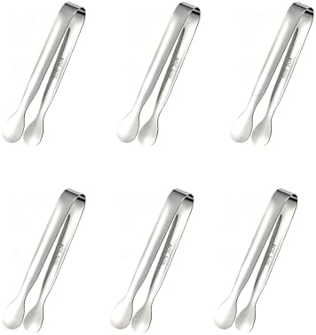 Small Serving Tongs, Stainless Steel Mini Tongs by Letingoo