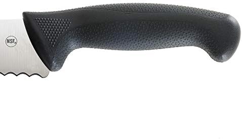 Mercer Culinary M23211 Millennia Black Handle, 10-Inch Left Handed Wavy Edge - Image 4