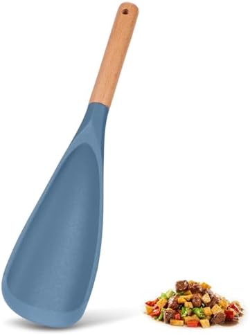 MANJIA Silicone Cooking Spoon for Nonstick Cookware, 1 Pack by MANJIA