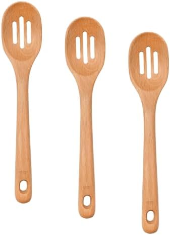OXO Good Grips Large Wooden Slotted Spoon by Unknown