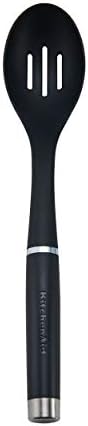 KitchenAid KO004OHOBA Gourmet Nylon Slotted Spoon, Matte Black - Image 3