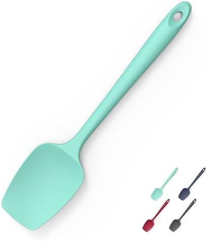Doosu 600°F Heat Resistant Silicone Large Spoon, Aqua Sky by Doosu