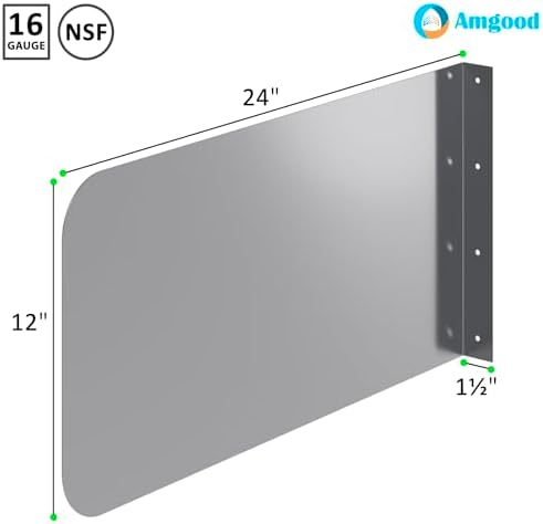 AmGood 24 in. x 12 in. Sink Splash Guard - Image 3