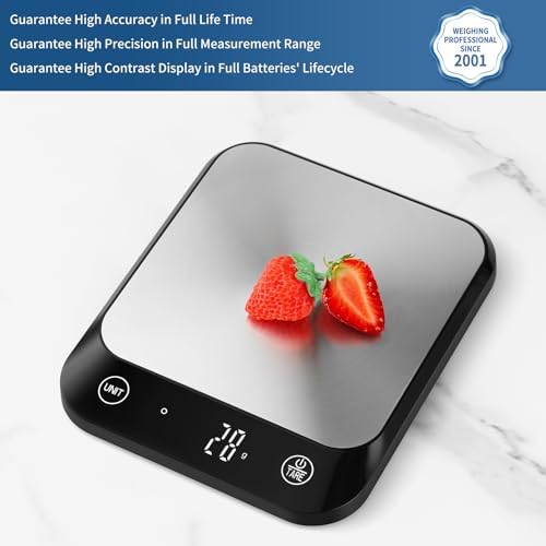Vitafit 22lb Digital Food Kitchen Scale, High Accuracy Assured by Weighing - Image 2