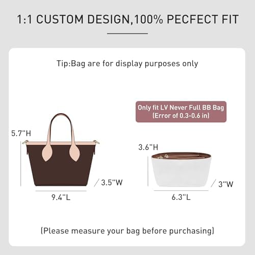 Purse Organizer Insert Compatible - Image 2