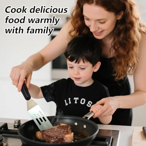 【7 Pack】Small Metal Spatula, Mini Spatula - Image 3