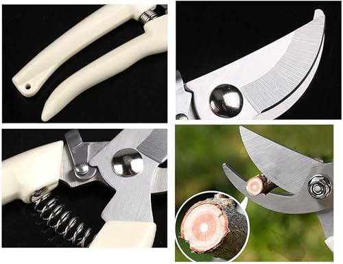2PCS Garden Flower Shears Pruning Shears 6.9 inches Scissors Heavy Duty Plant - Image 2