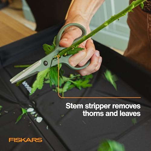 Fiskars 6" Plant Shaping Shears & Holder, Precision Indoor Gardening Snips - Image 4