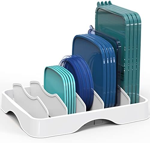 Simple Houseware Food Container Lid Storage 13" x 10" Adjustable Divider by SimpleHouseware