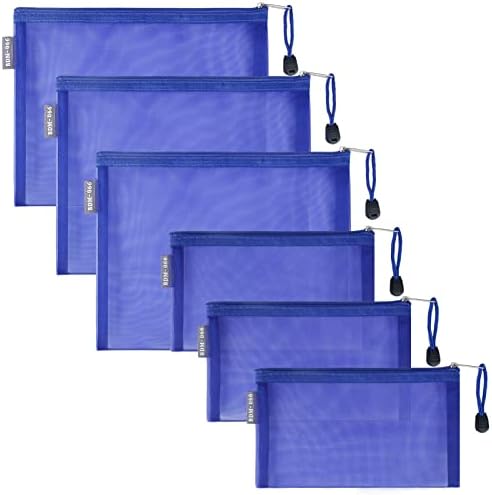 HRX Package 6pcs Mesh Makeup Bags by HRXPackage-ForAllYourPackagingNeeds