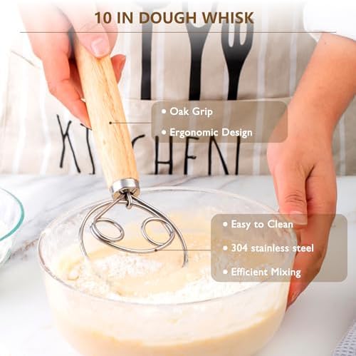 Complete Sourdough Starter Kit, Banneton Bread Proofing Basket - Image 4