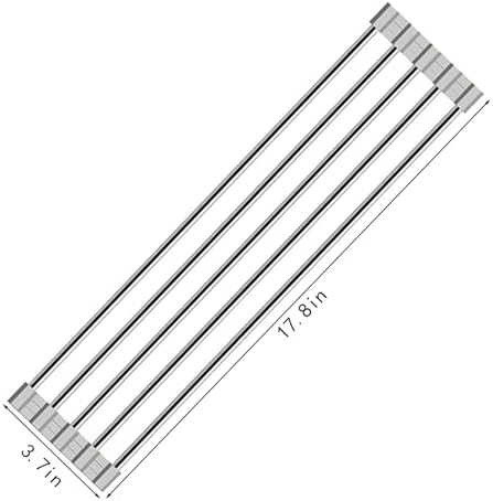 Ahyuan Roll up Dish Drying Rack Over The Sink Kitchen Roll up Sink Drying Rack - Image 2