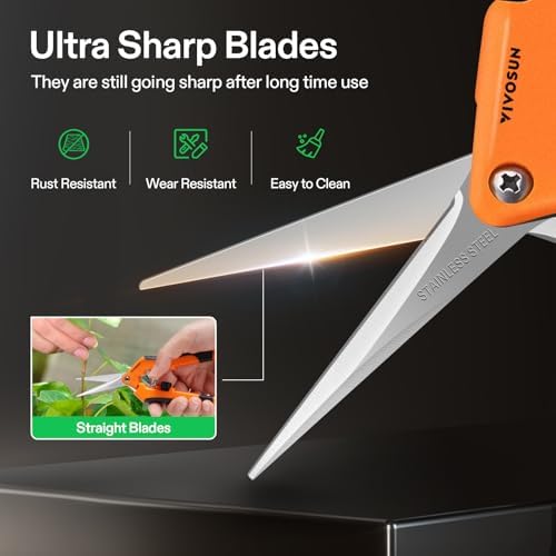 VIVOSUN 6.5 Inch Garden Scissors - Image 6