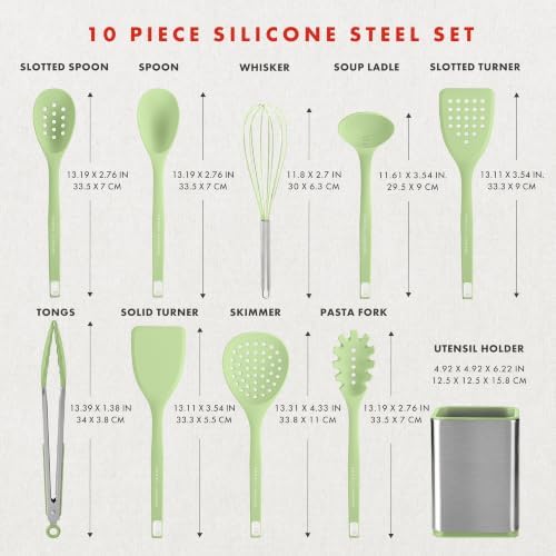 Emeril Lagasse 10-Piece Silicone Kitchen Utensil Set - Image 2