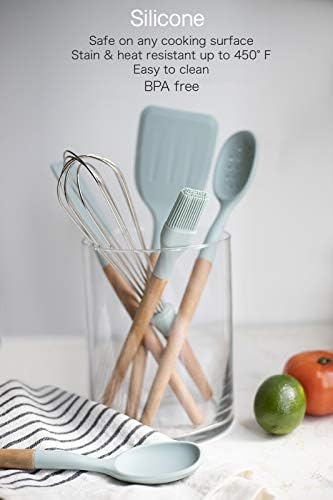 Country Kitchen Non Stick Silicone Utensil Set - Image 3