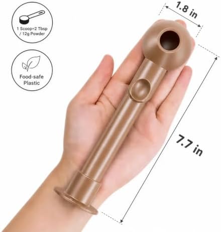 Coffee Scoop with Funnel for Ground Coffee, Protein Powder & Tea, 2 Tbsp - Image 3