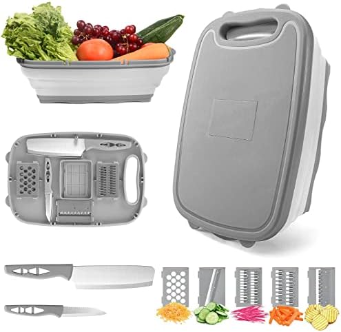 9-in-1Collapsible Cutting Board by WELCOMETOHININGER