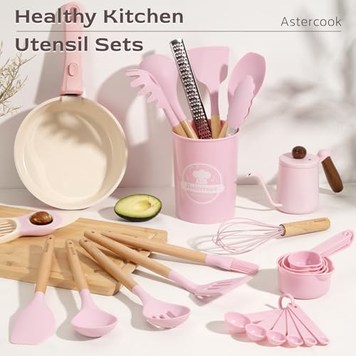 Astercook Kitchen Utensils set, 446°F Heat Resistant Food Grade Utensil Sets - Image 2