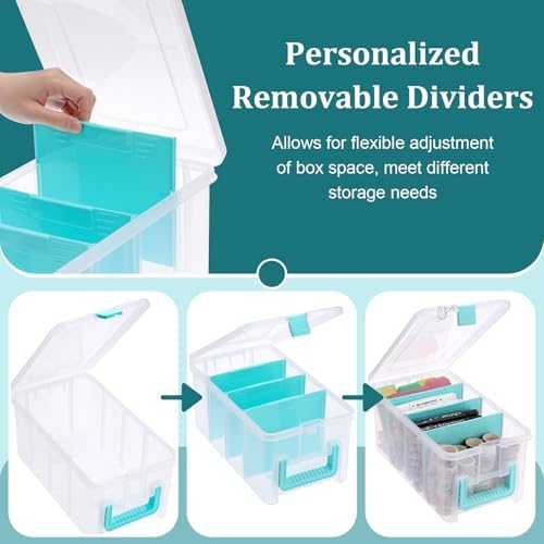 BTSKY Clear Plastic Dividing Storage Box - Image 4