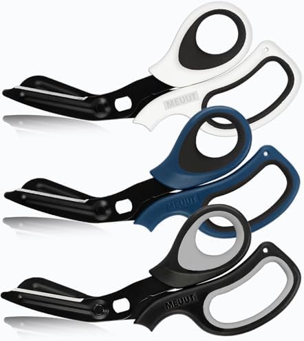 MEUUT All Purpose Scissors 8 Inch 3 Pack utility scissor by MEUUT