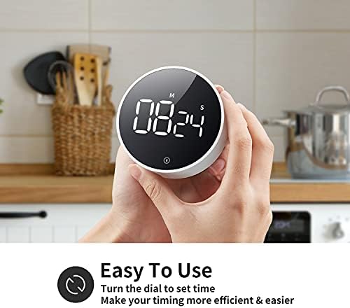 Digital Magnetic Kitchen Timer & Stopwatch - Image 2