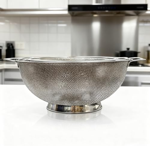 Gulex Stainless Steel Colander Set, Kitchen Strainer, Dishwasher Safe - Image 5