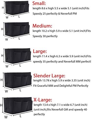 LEXSION Felt Handbag Organizer Fits Speedy Neverfull - Image 7