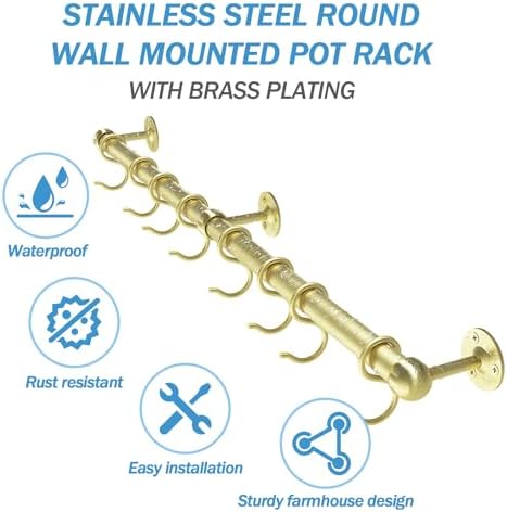 ROTHLEY Stainless Steel Pot and Pan Hanger - Image 3