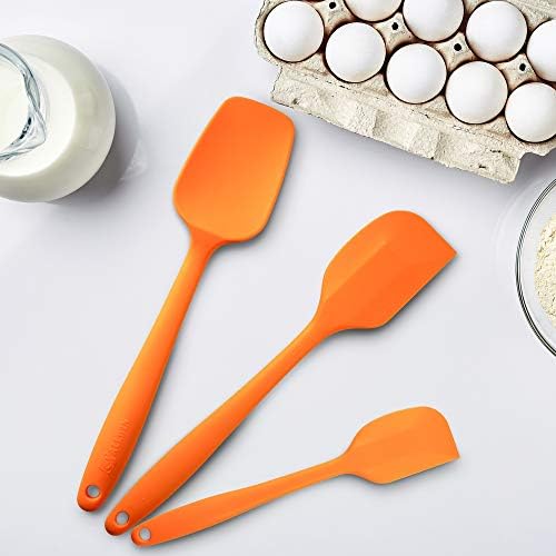 3-Piece Silicone Spatula Set, 600°F Heat Resistant - Image 4