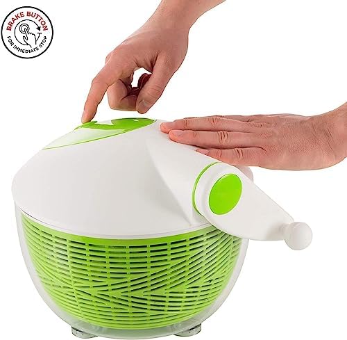 IBILI Large Salad Spinner – 6.34 Qt Lettuce, and Fruit Washer and Dryer - Image 3
