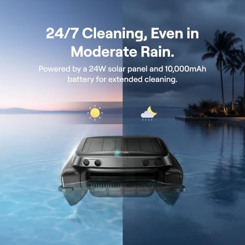 Beatbot iSkim Robotic Pool Surface Skimmer, 9L Basket, 24/7 Solar Cleaning - Image 4