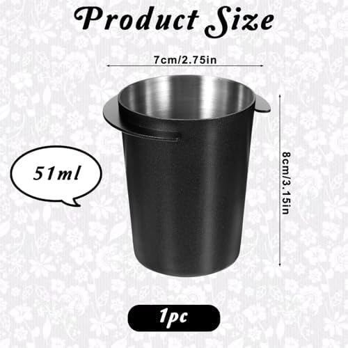 Espresso Dosing Cup, Coffee Dosing-Cup 51mm Dosing-Cup Stainless Steel Coffees - Image 2