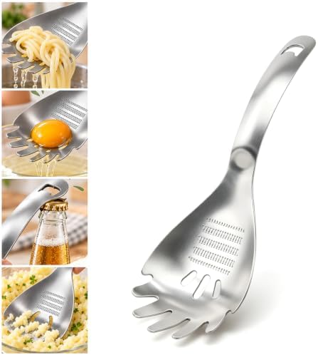 5-in-1 Stainless Steel Cooking Spoon, Stainless Steel Egg Slotted Spoon by Unknown