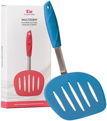 Kitchen Mama WaltzGrip Platinum Silicone Pancake Spatula Turner by KitchenMama
