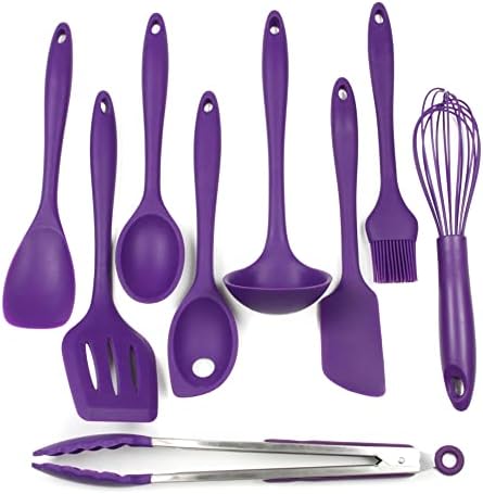 Chef Craft Premium Silicone Kitchen Tool and Utensil Set, 9 Piece by ChefCraft