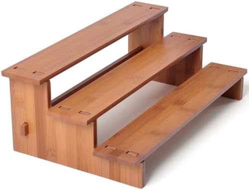 JinDoWin Spice Rack Organizer for Cabinets, Countertop & Pantries by JinDoWin