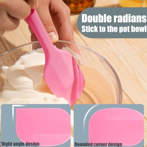 8 Pieces Silicone Spatulas, 8.5 inch Non-stick - Image 6