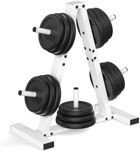 Weight Plate Rack, Weight Tree, Home Gym Storage Stand, Holds 300 lbs - Image 2