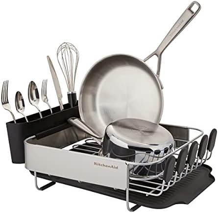 KitchenAid Compact, Space Saving Rust Resistant Dish Rack - Image 2