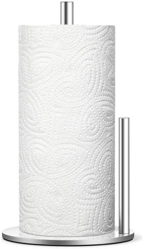 Silver Paper Towel Holder, Countertop Paper Towel Holder by Unknown