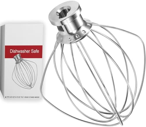 K45WW Stainless Steel 6 Wire Whip by NewlyArt