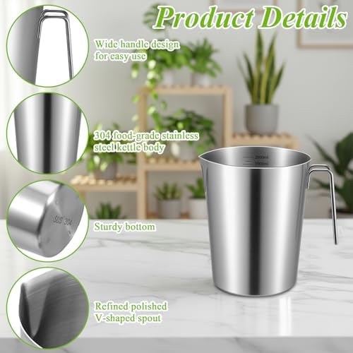 2L 18/8 Stainless Steel Measuring Cup - Image 3