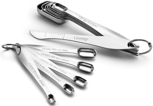 Spring Chef Nesting Stainless Steel Measuring Spoons Set of 13 by SpringChef