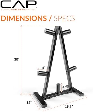 CAP 2-Inch Olympic Plate Tree Rack - Image 4