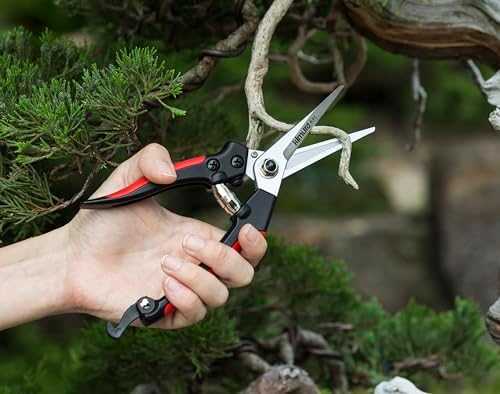 Kimura® 8" Pro Pruning Scissors, Premium Japanese SK5 Hi-Carbon Steel Blades - Image 5
