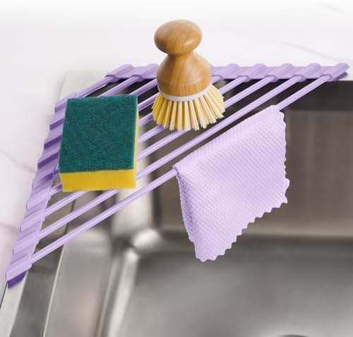 Tomorotec Triangle Roll Up Dish Drying Rack by Tomorotec