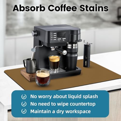 PoYang 24x16 Inch Coffee Mat, Large Dish Drying Mat - Image 6